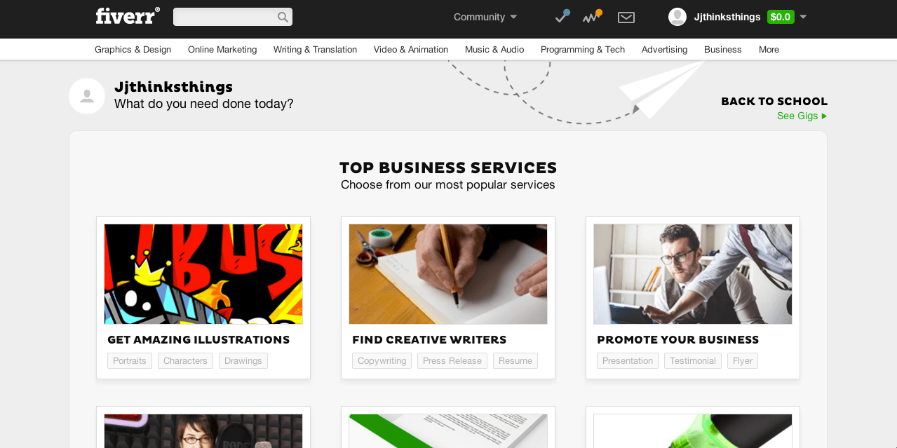 Kiếm Tiền Online Trên Mạng An Toàn, Uy tín với Fiverr
