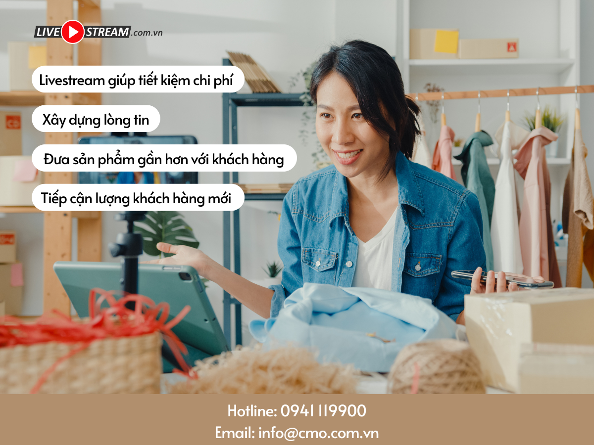 Dịch vụ livestream bán hàng