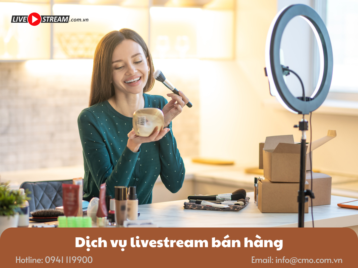 Dịch vụ livestream bán hàng