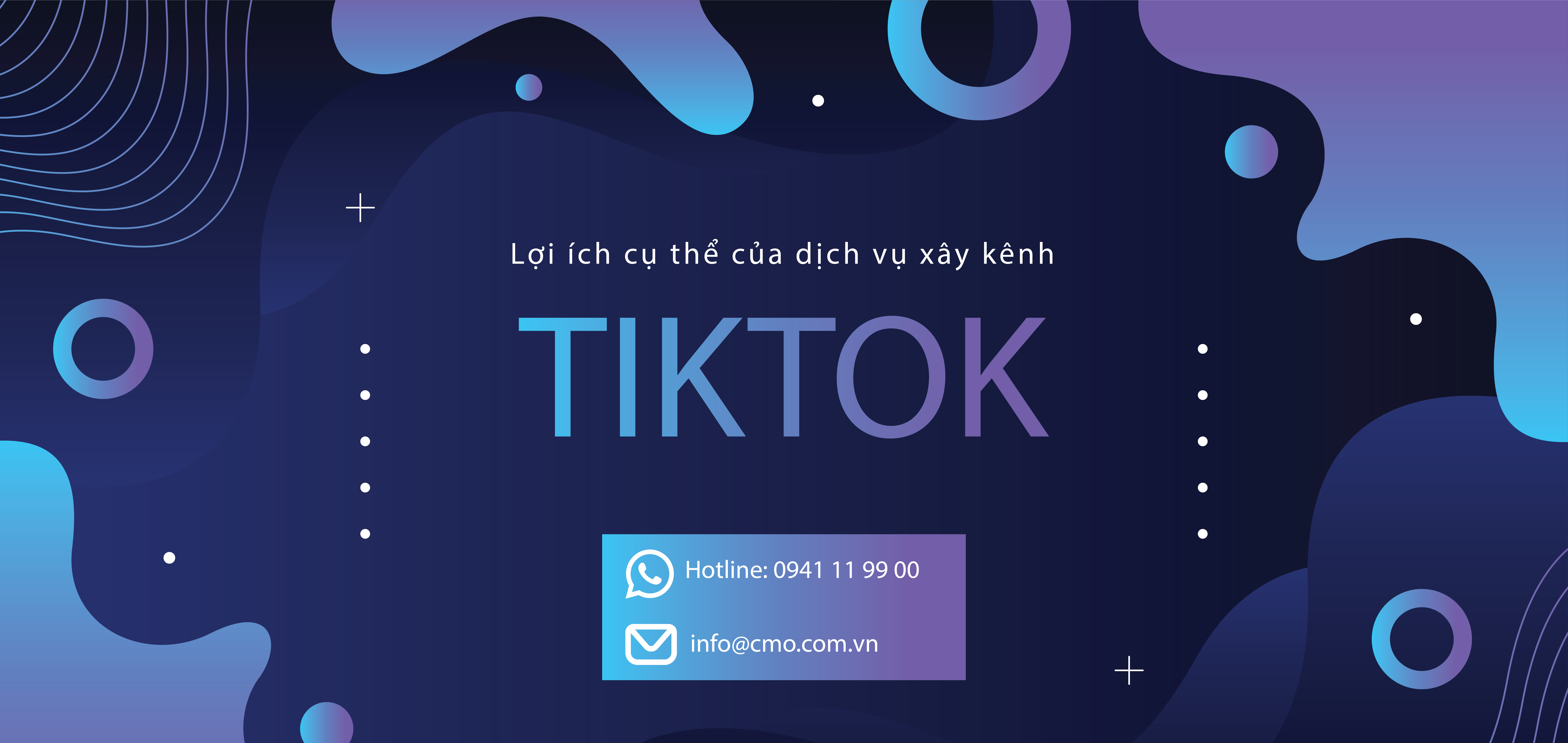 Lợi ích cụ thể của dịch vụ xây kênh tiktok