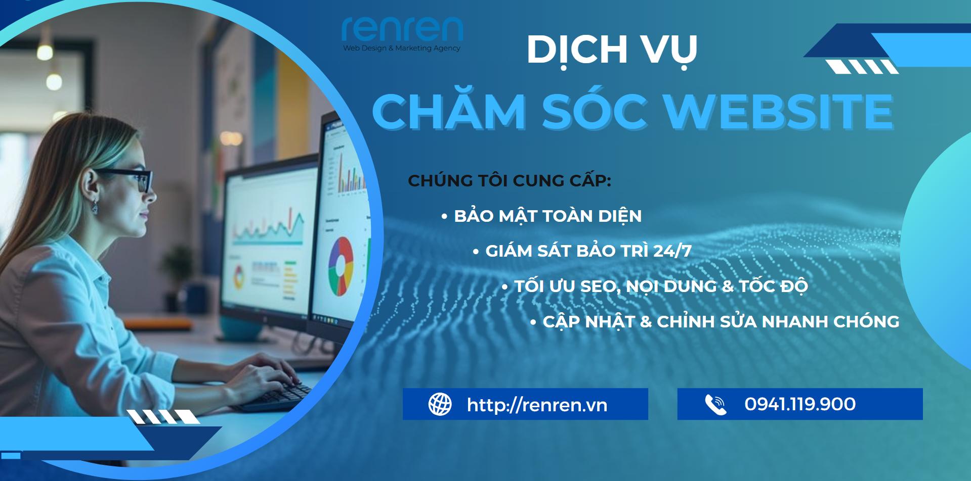 Dịch vụ chăm sóc website