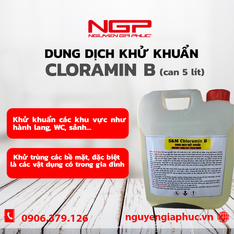 Dung dịch khử khuẩn CLORAMIN B