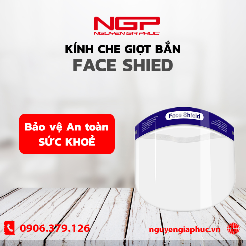 Kính che giọt bắn FACE SHIED
