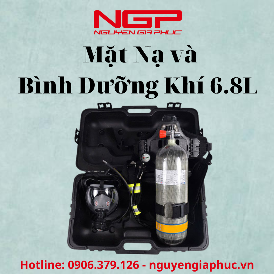 Mặt Nạ Và Bình Dưỡng Khí 6.8L