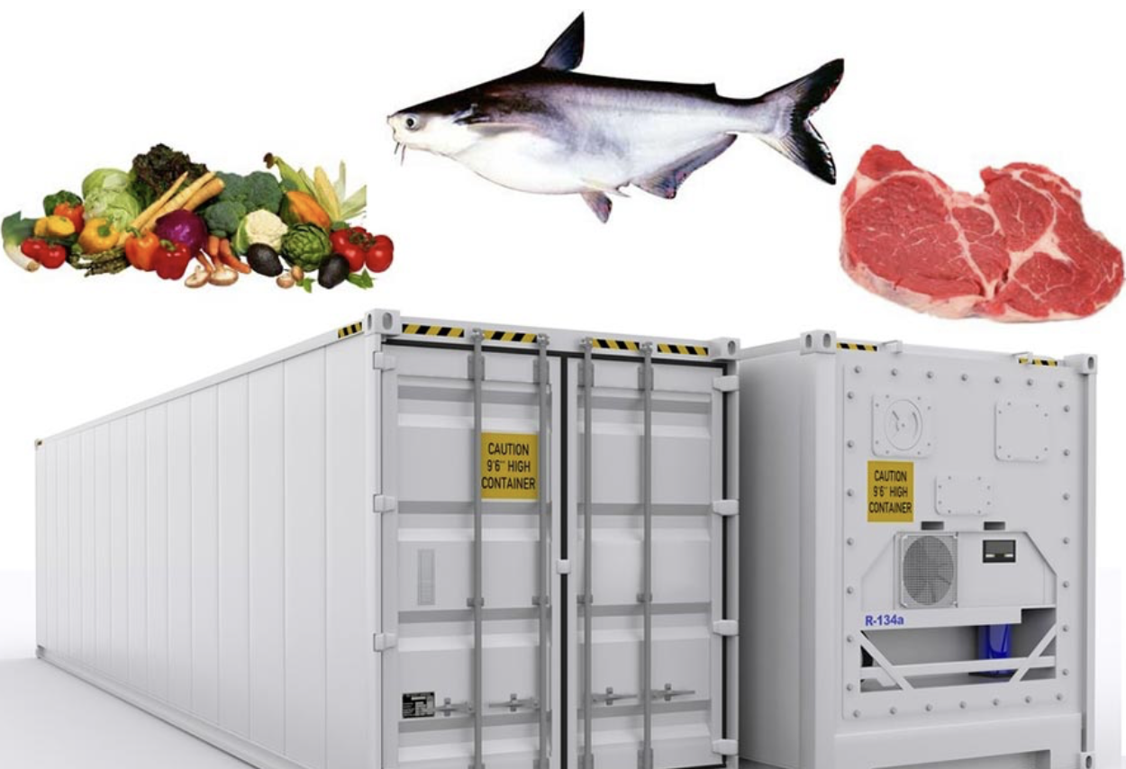 Sử dụng thiết bị vận chuyển đông lạnh hiện đại