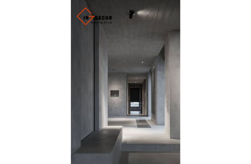 Kết hợp sơn hiệu ứng bê tông như thế nào trong thiết kế