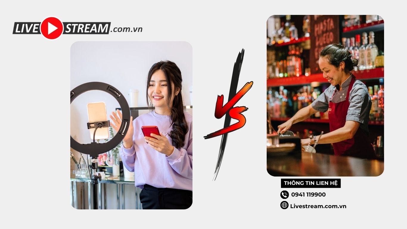 So Sánh Sự Khác Nhau Giữa Livestream Review Sản Phẩm và Livestream Review Dịch Vụ.