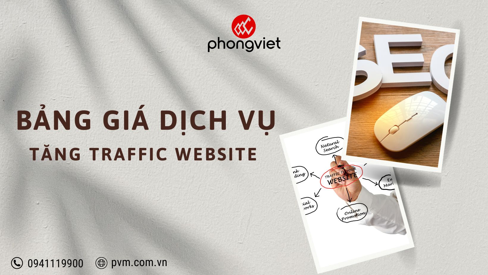 Bảng giá dịch vụ tăng traffic website trọn gói, tiết kiệm chi phí