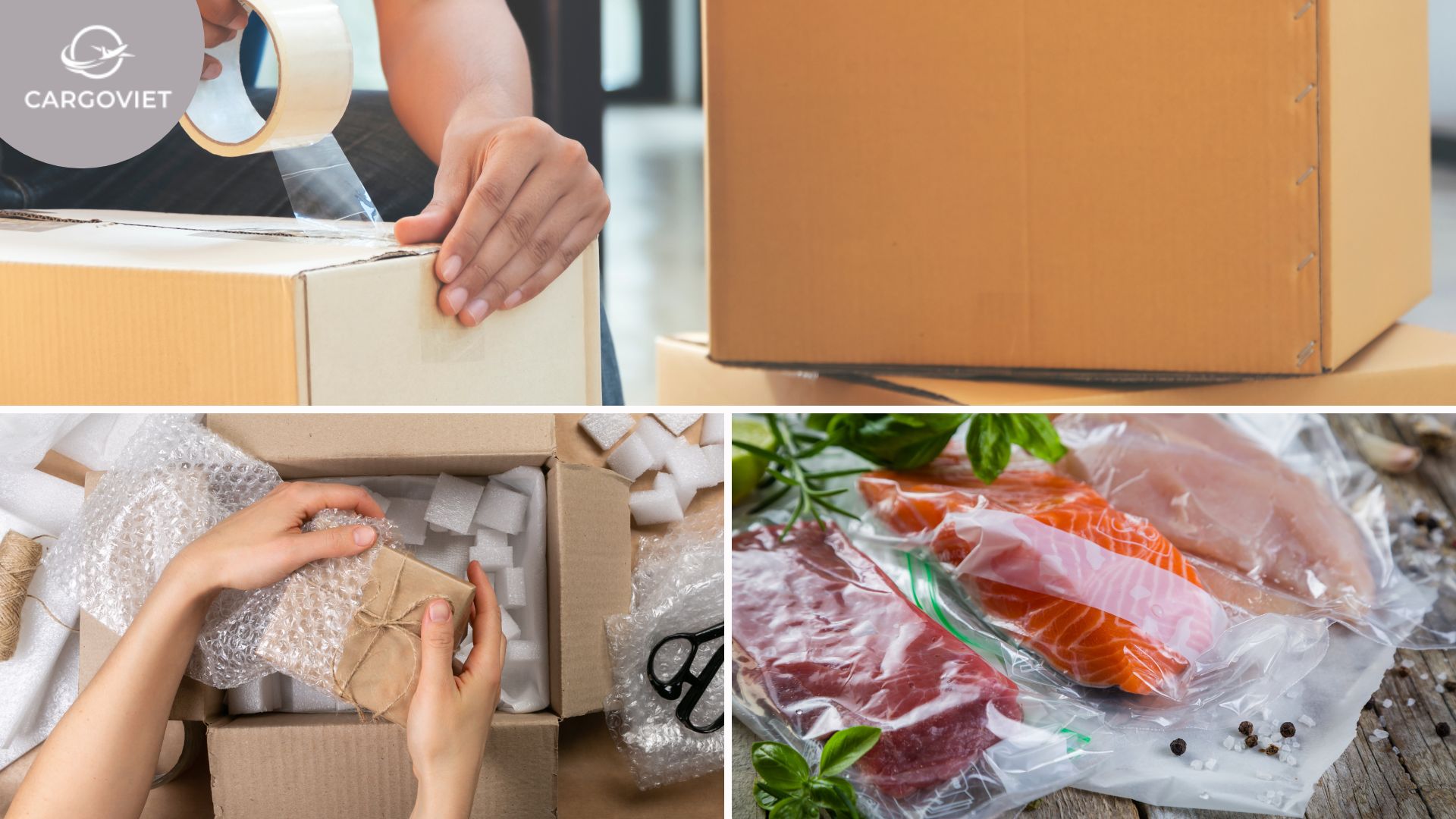 Đảm bảo bao bì kín đáo