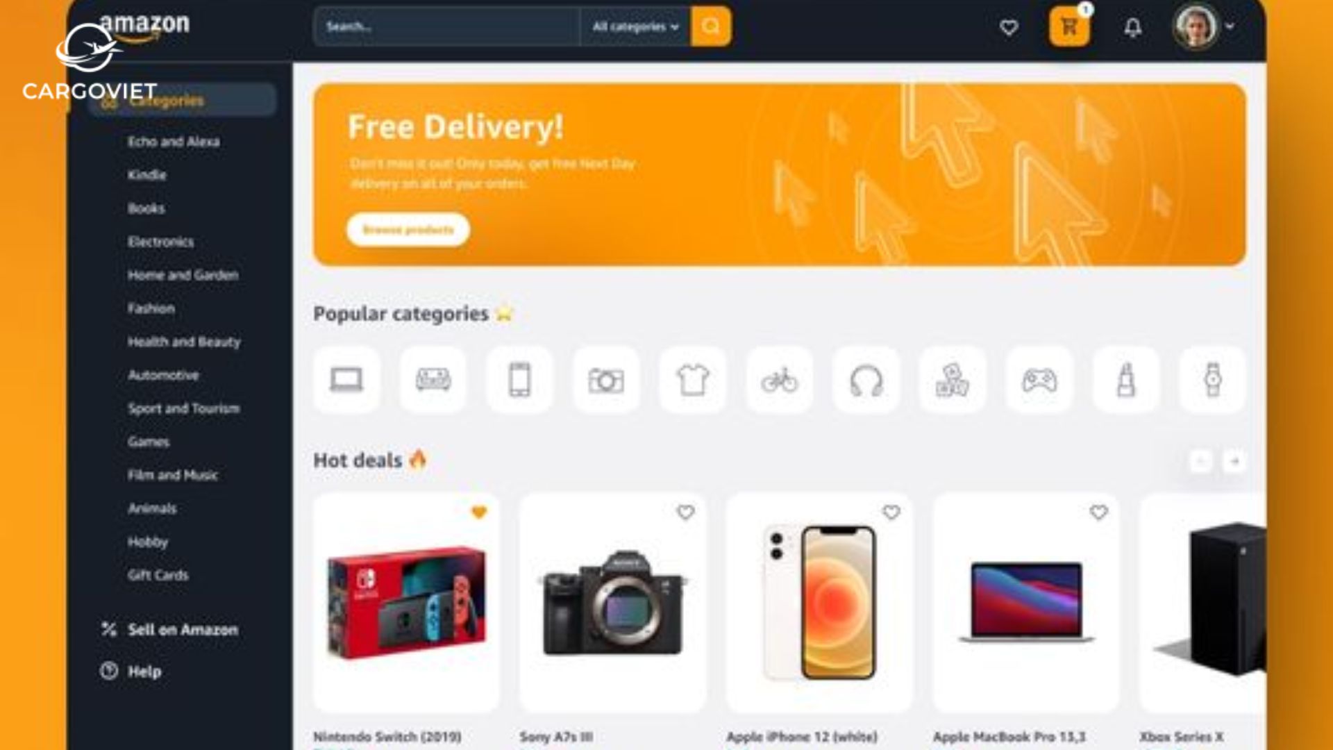 Thương mại điện tử và ship hàng Mỹ từ Amazon: Cơ hội phát triển