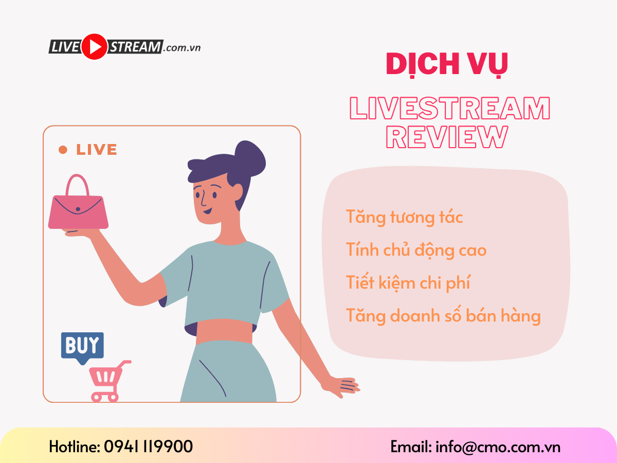 Dịch vụ Livestream Review