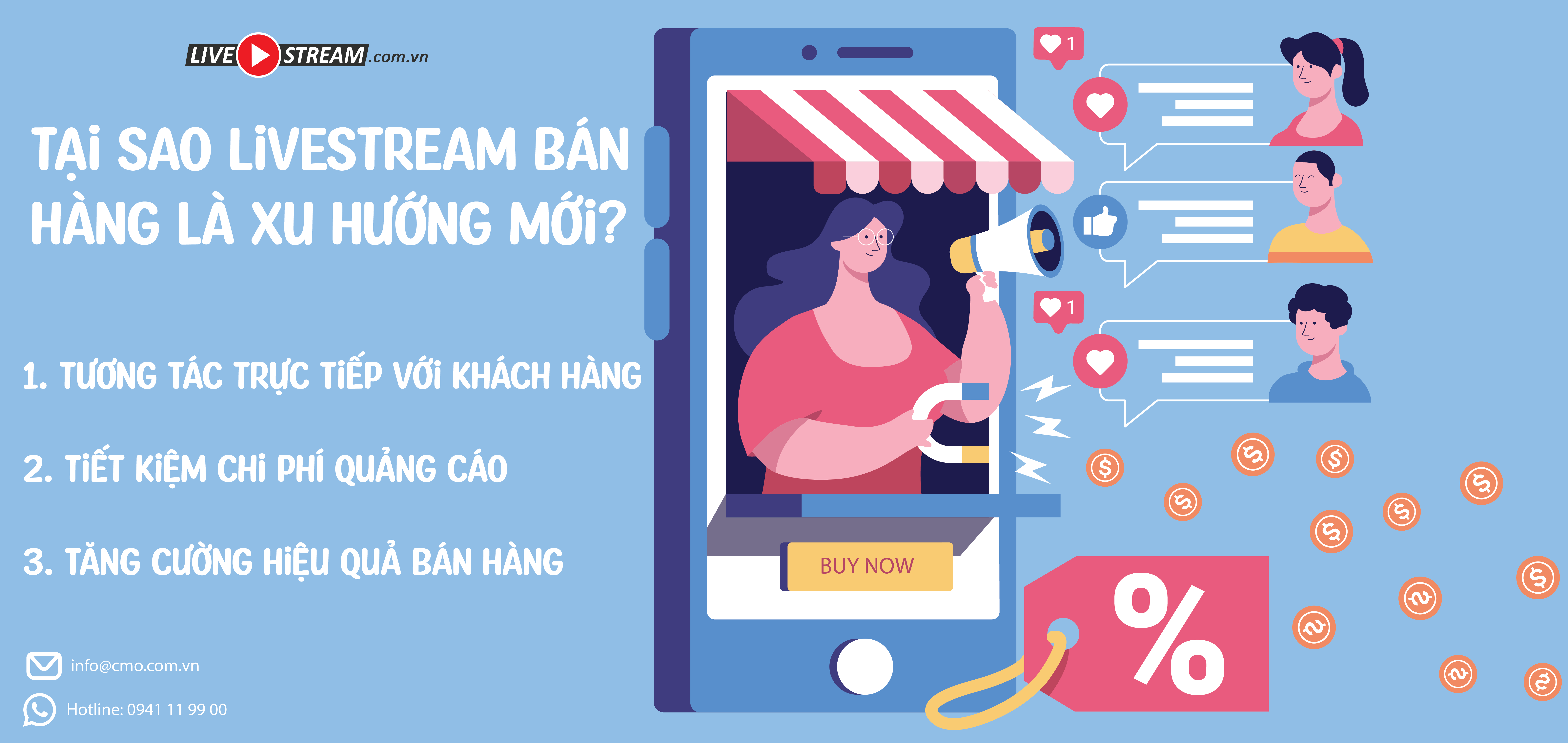 Tại sao Livestream bán hàng là xu hướng mới?