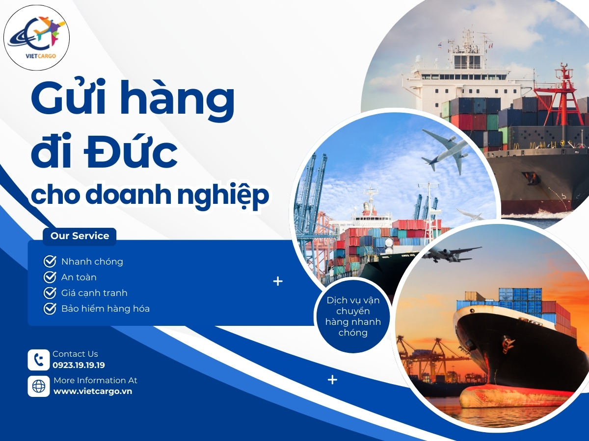 Dịch vụ gửi hàng đi Đức cho doanh nghiệp của VietCargo