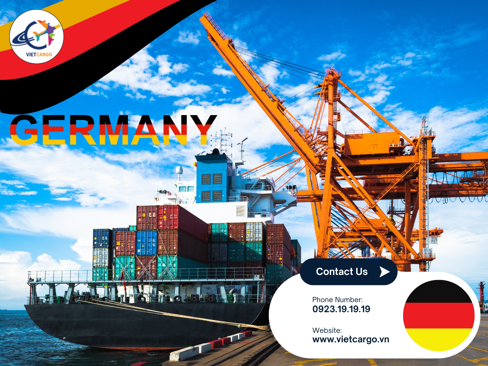 Phương thức gửi hàng đi Đức