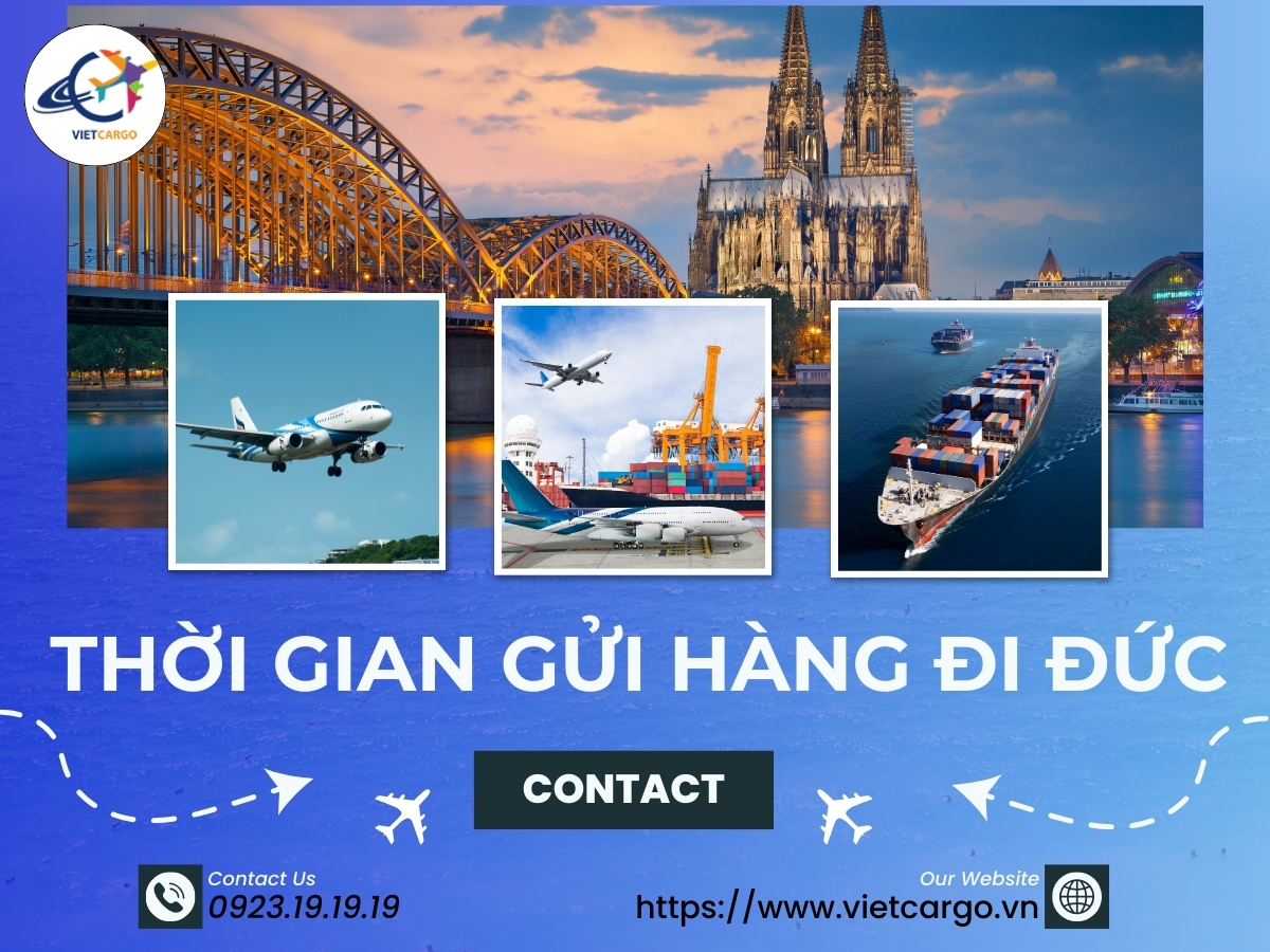 Gửi hàng đi Đức mất mấy ngày?