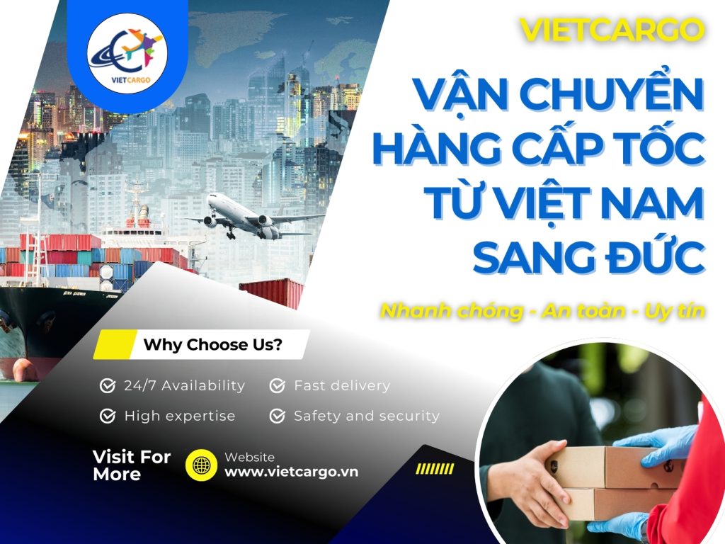 Vận chuyển hàng cấp tốc từ Việt Nam sang Đức