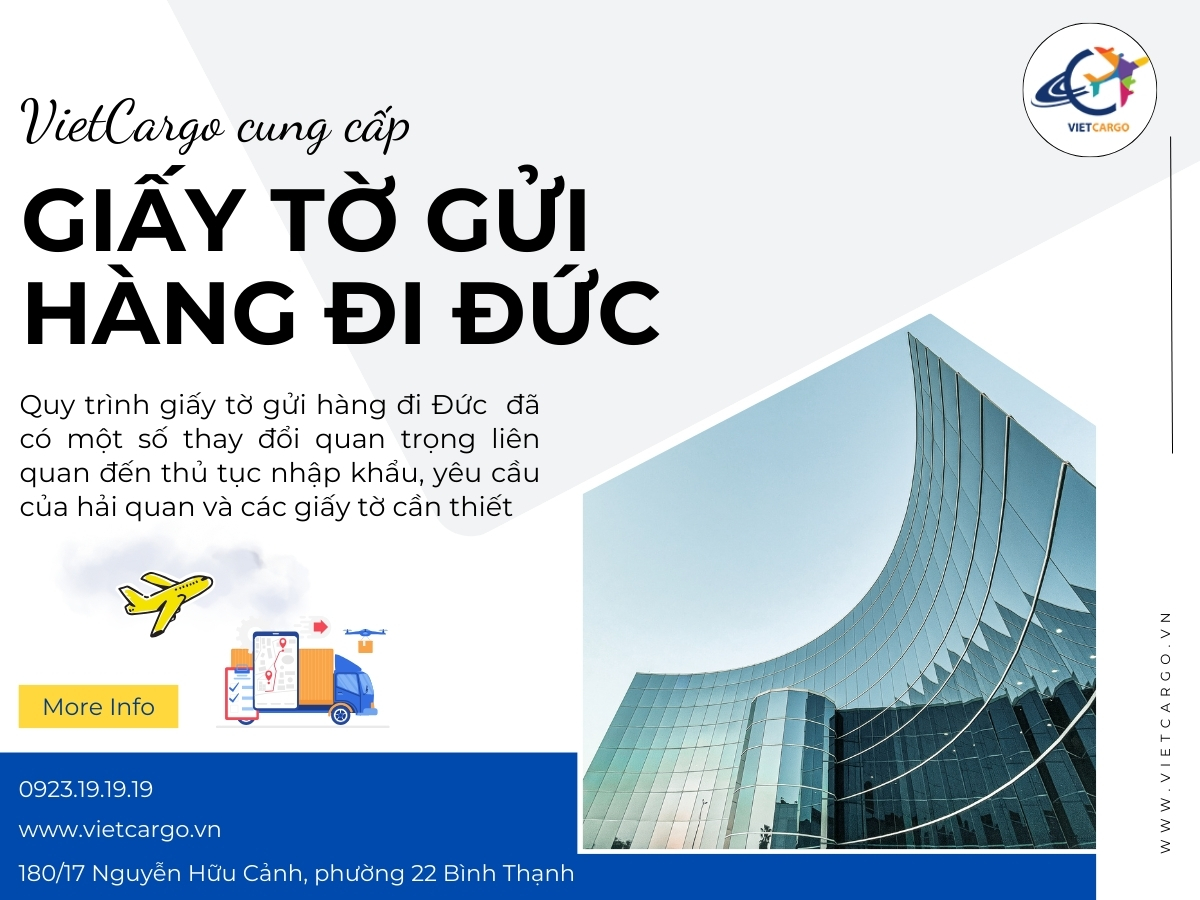 Quy trình gửi hàng đi Đức hỗ trợ giấy tờ năm 2025