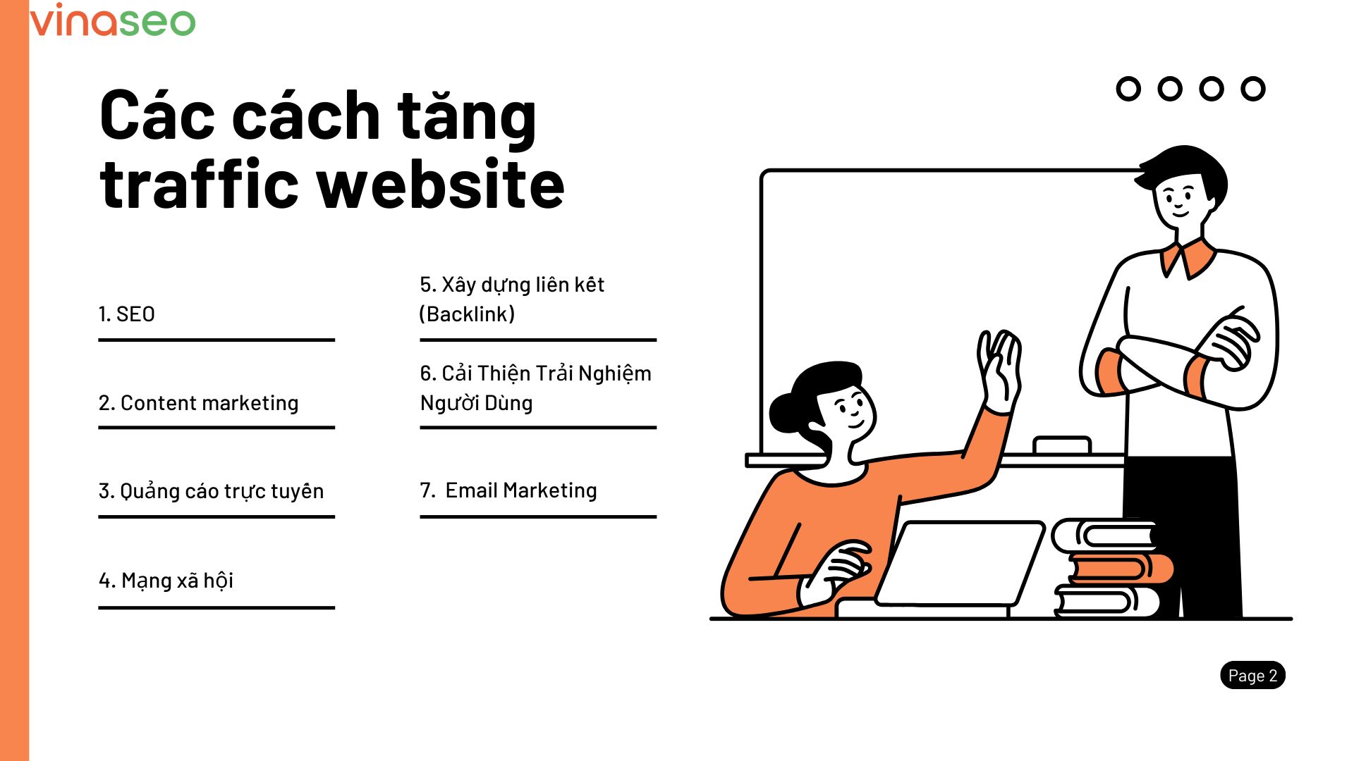 Các cách tăng traffic website