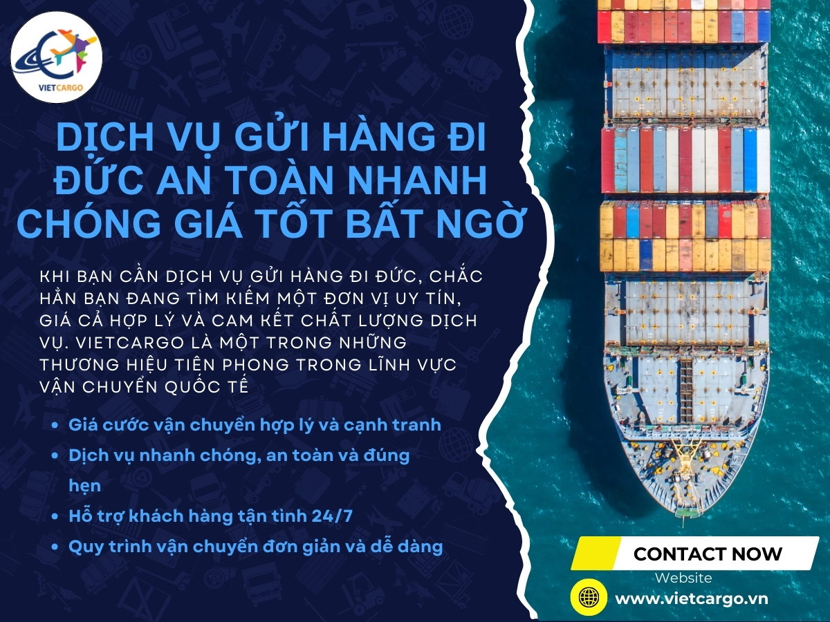 Dịch vụ gửi hàng đi Đức