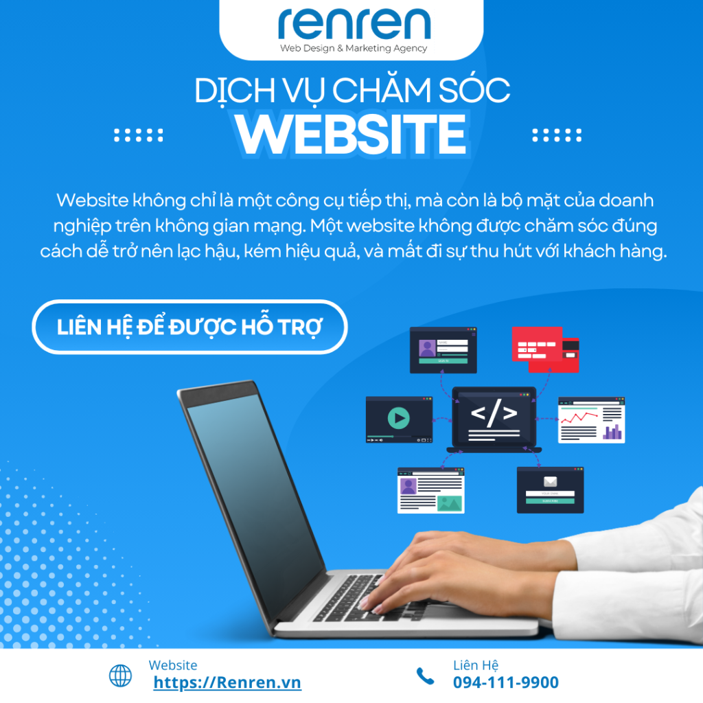 Dịch vụ chăm sóc website